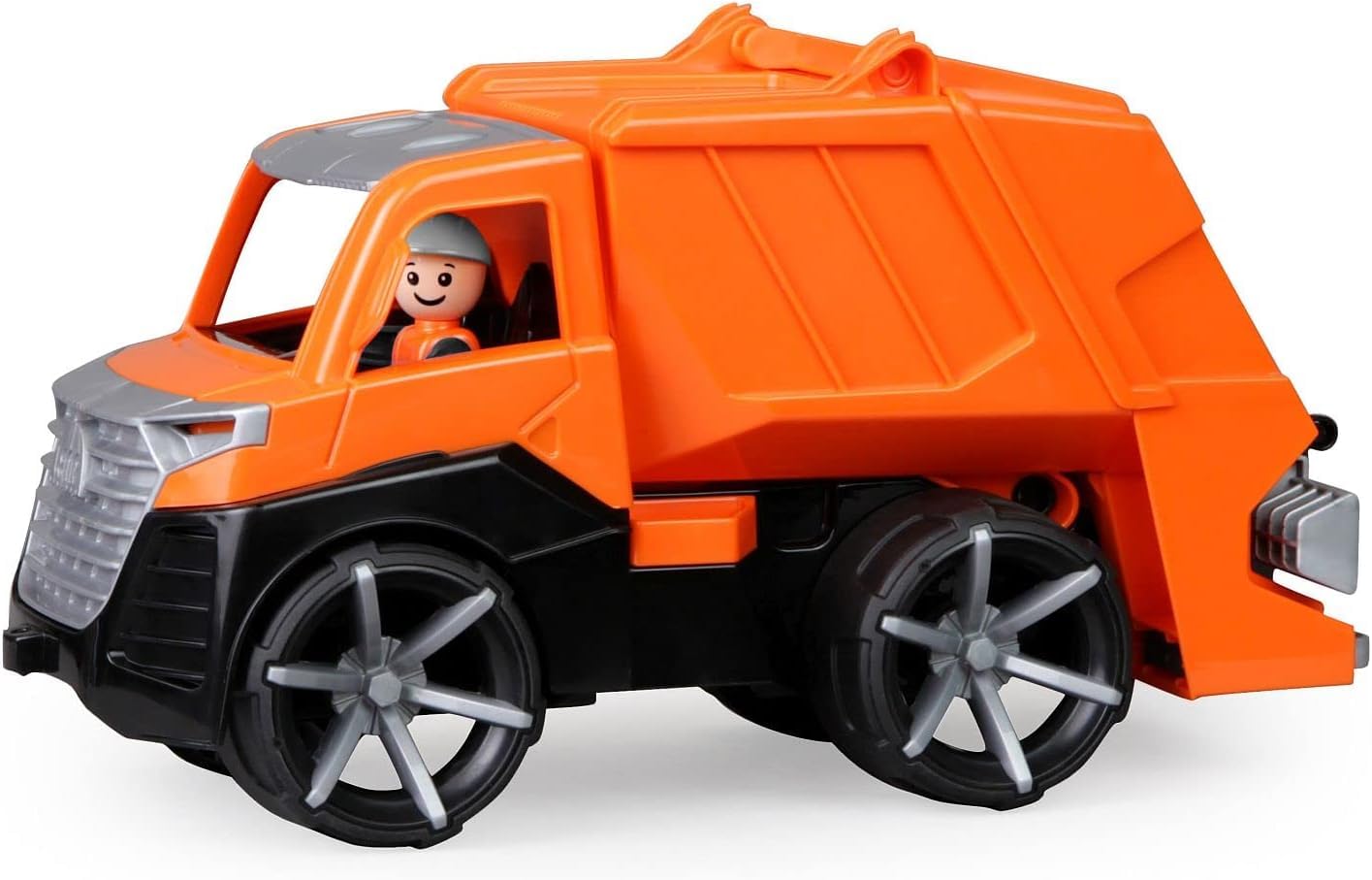 lena-truxx-04514-m-llwagen-30-cm-orange-mit-tonne image 1