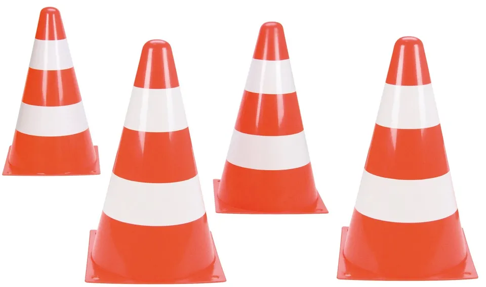 lena-aktive-verkehrsh-tchen-pylonen-22-cm-4-stk-orange image 1