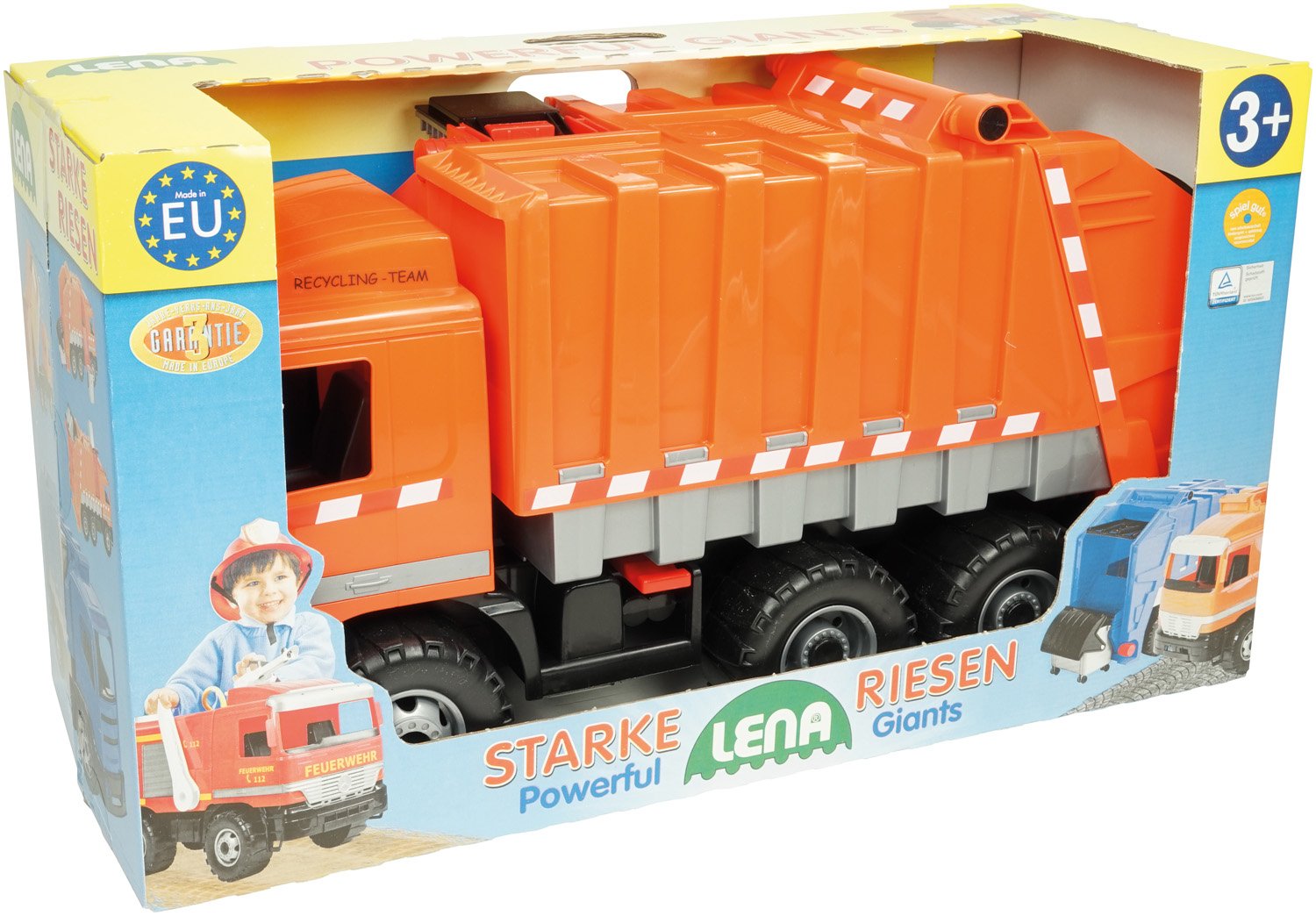 lena-giga-trucks-02059-m-llwagen-actros-64-cm-orange image 2