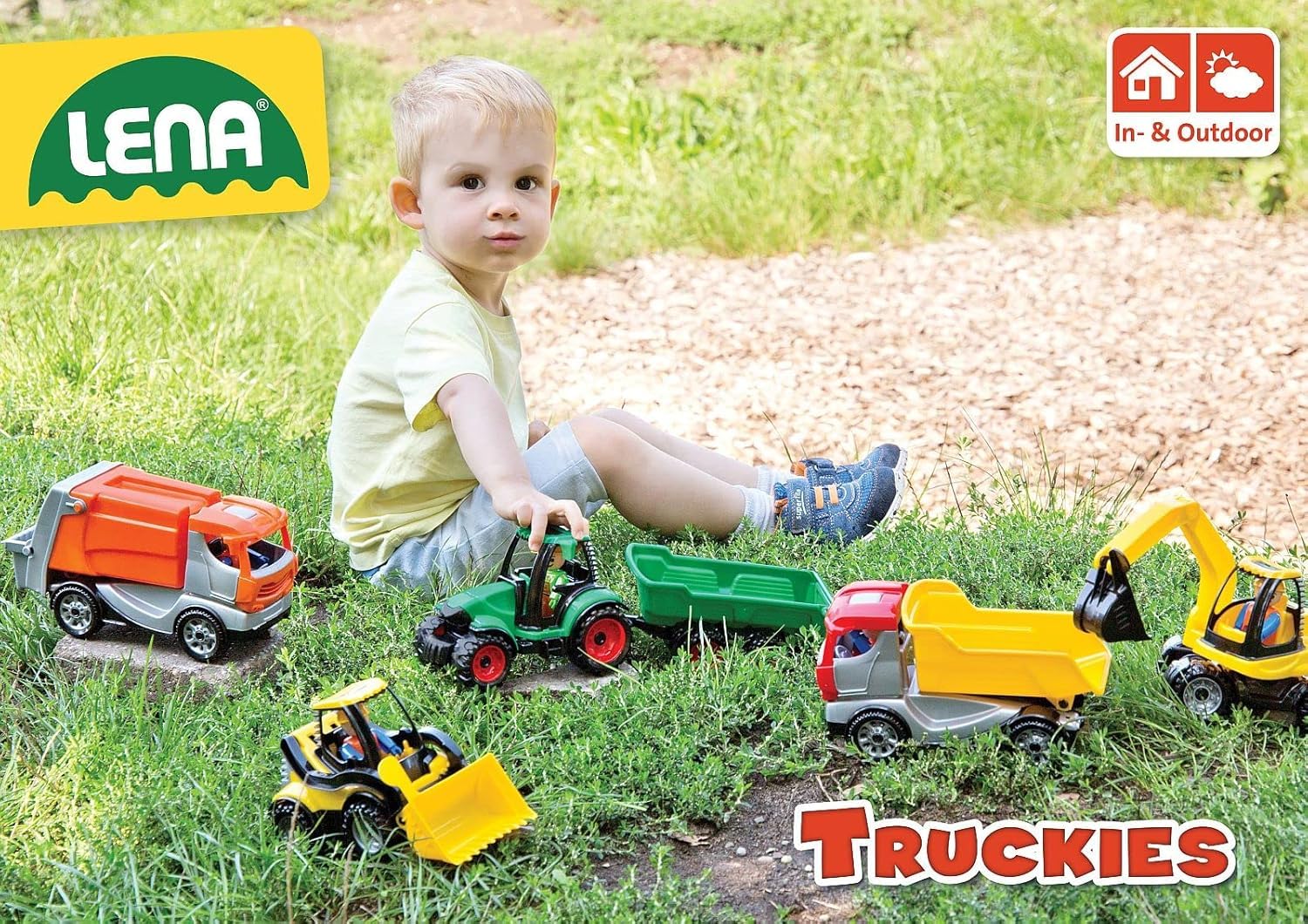 lena-truckies-01624-traktor-17-cm-spielzeug-gr-n image 8