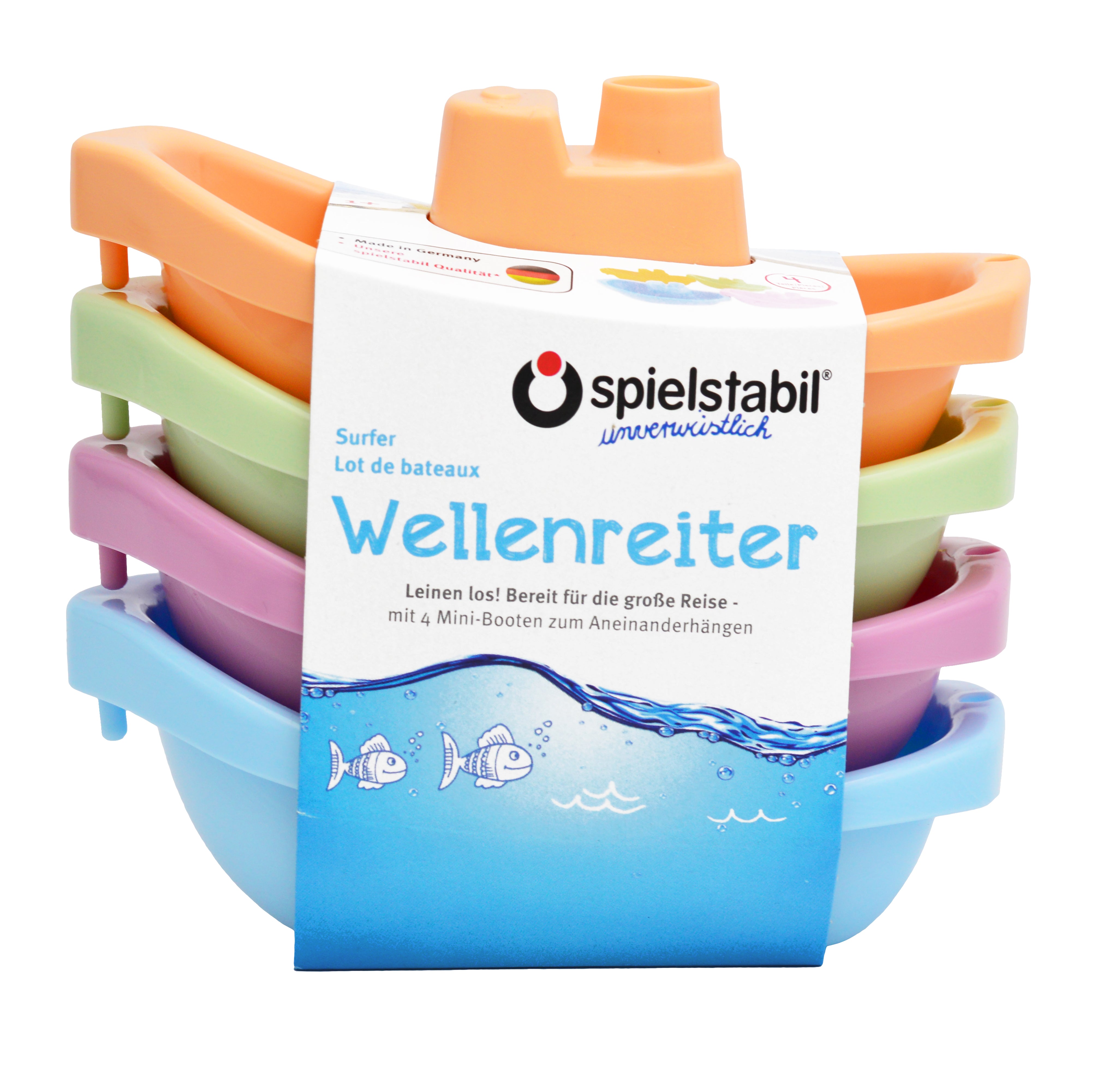 spielstabil-wasserspiel-wellenreiter-badespielzeug-4-teilig-pastell image 2