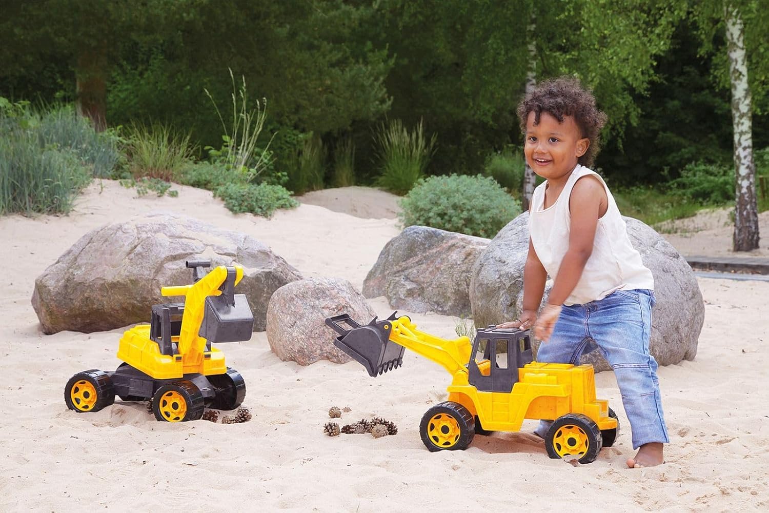 lena-giga-trucks-02218-schaufellader-aufsitz-gelb-63-cm image 7