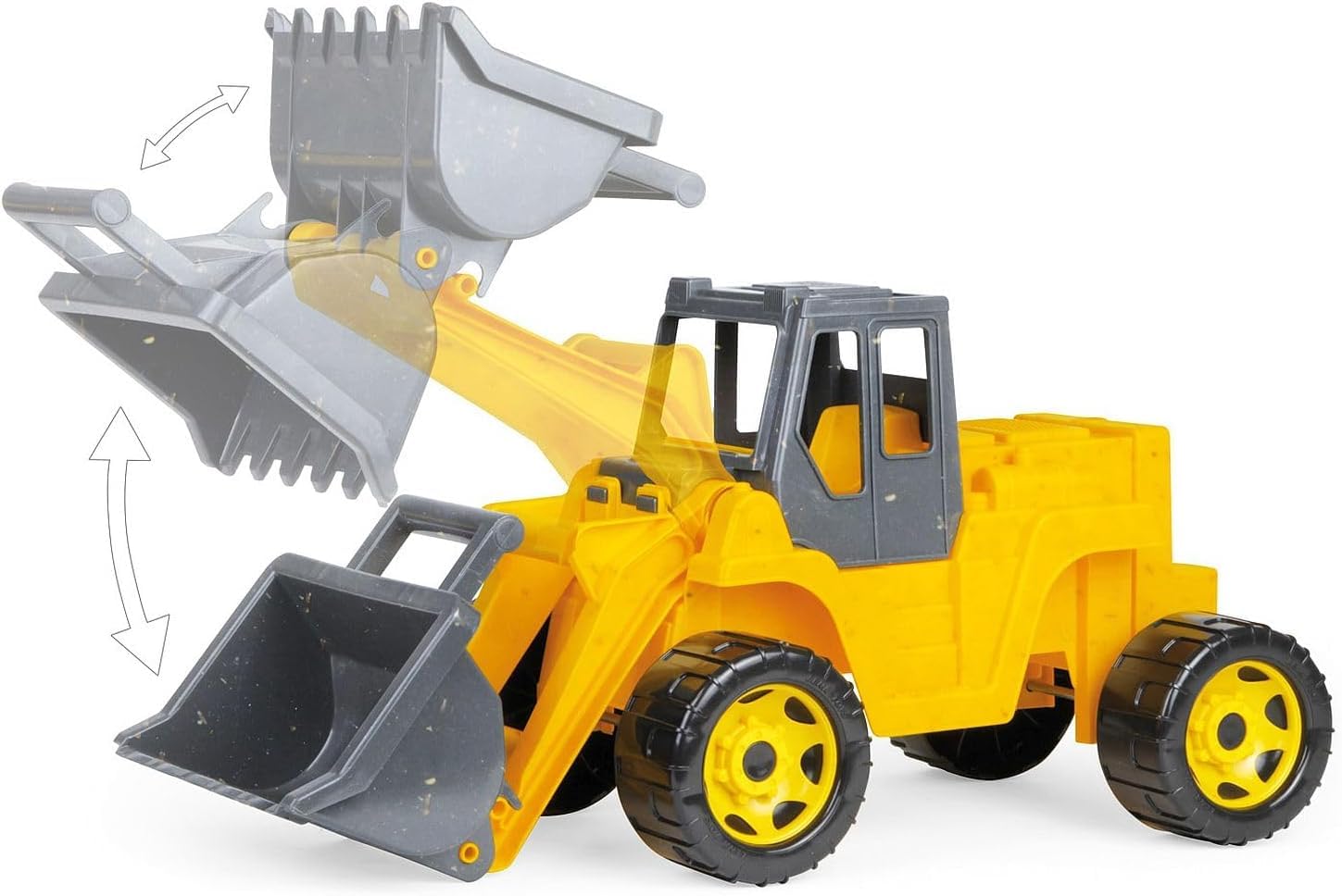 lena-giga-trucks-02218-schaufellader-aufsitz-gelb-63-cm image 2