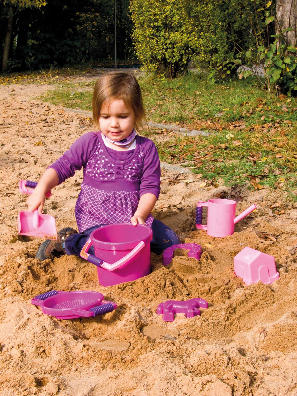 lena-happy-sand-spielset-pony-7-teilig-rosa-mit-eimer image 4