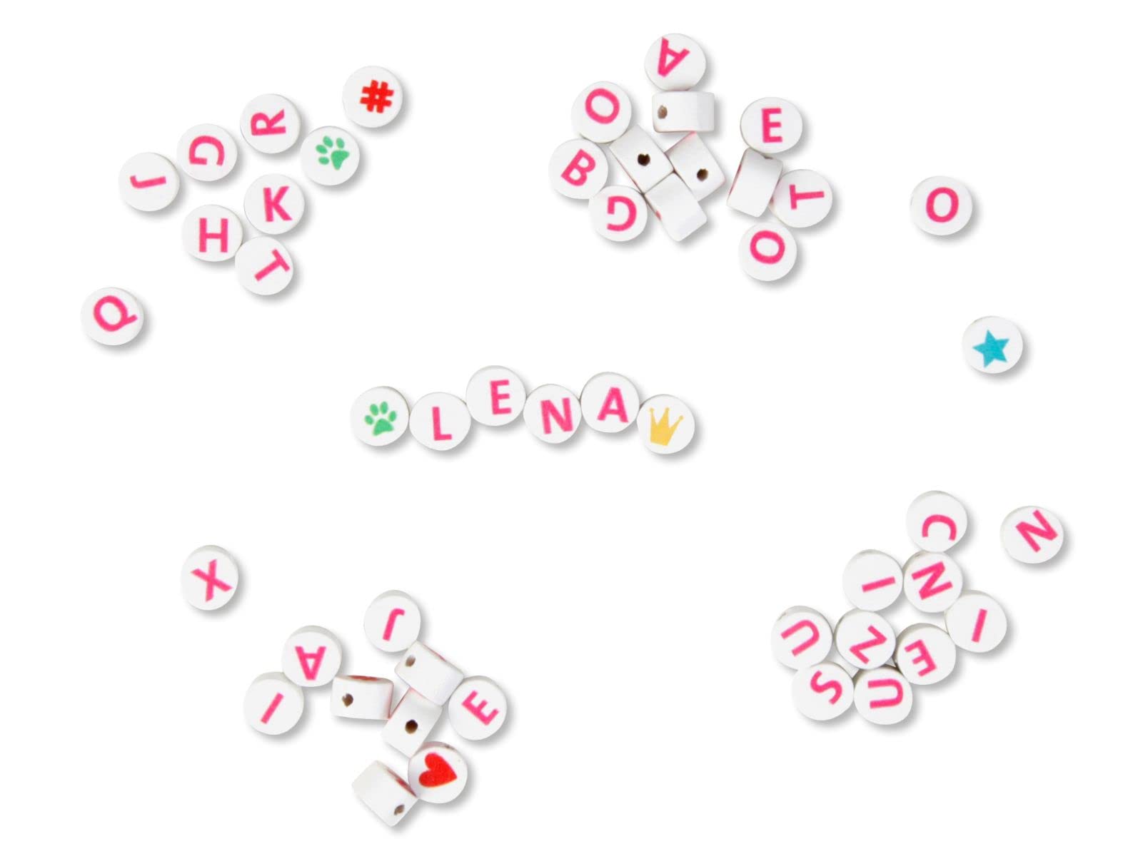 lena-glam-32050-bastelset-buchstabenperlen-holz-300-st-ck image 4