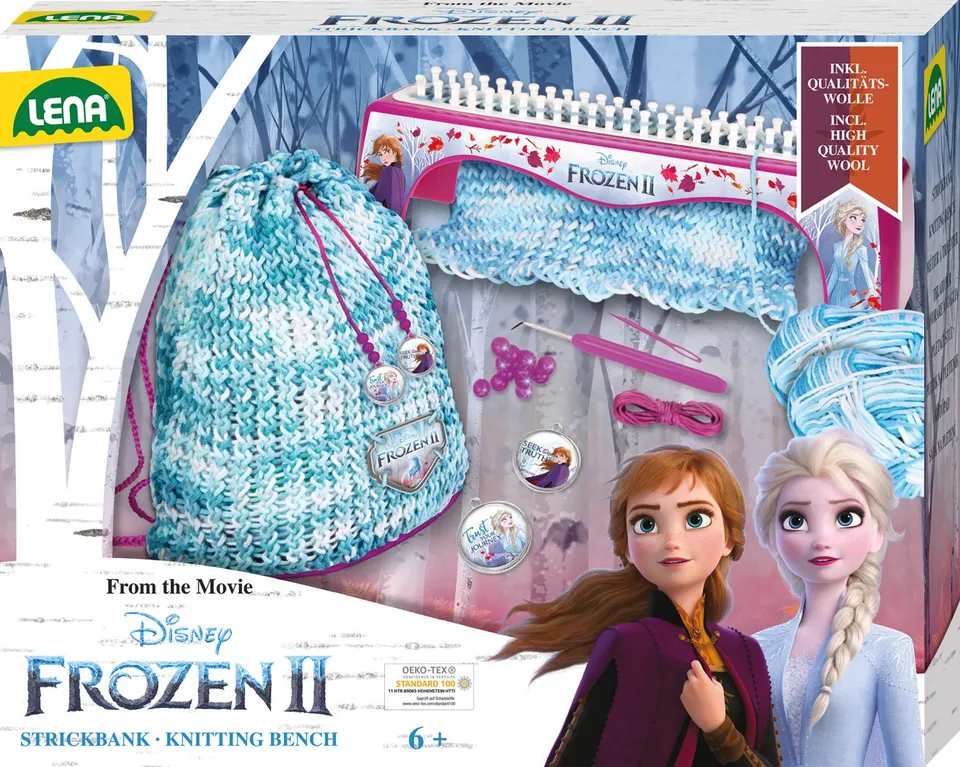 lena-creative-42030-strickset-frozen-ii-m-tze-wolle-ab-6-jahre image 1