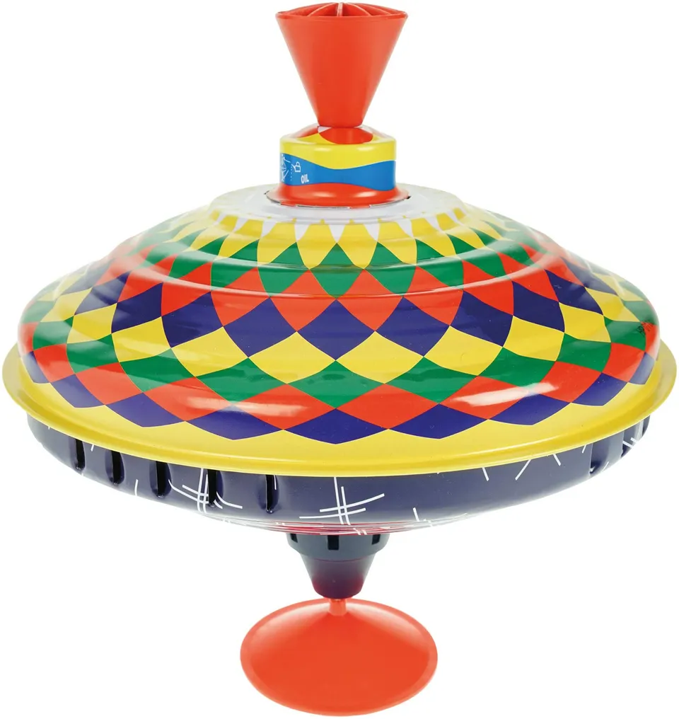 bolz-52315-brummkreisel-metall-19-cm-multicolor-ab-18-m image 1