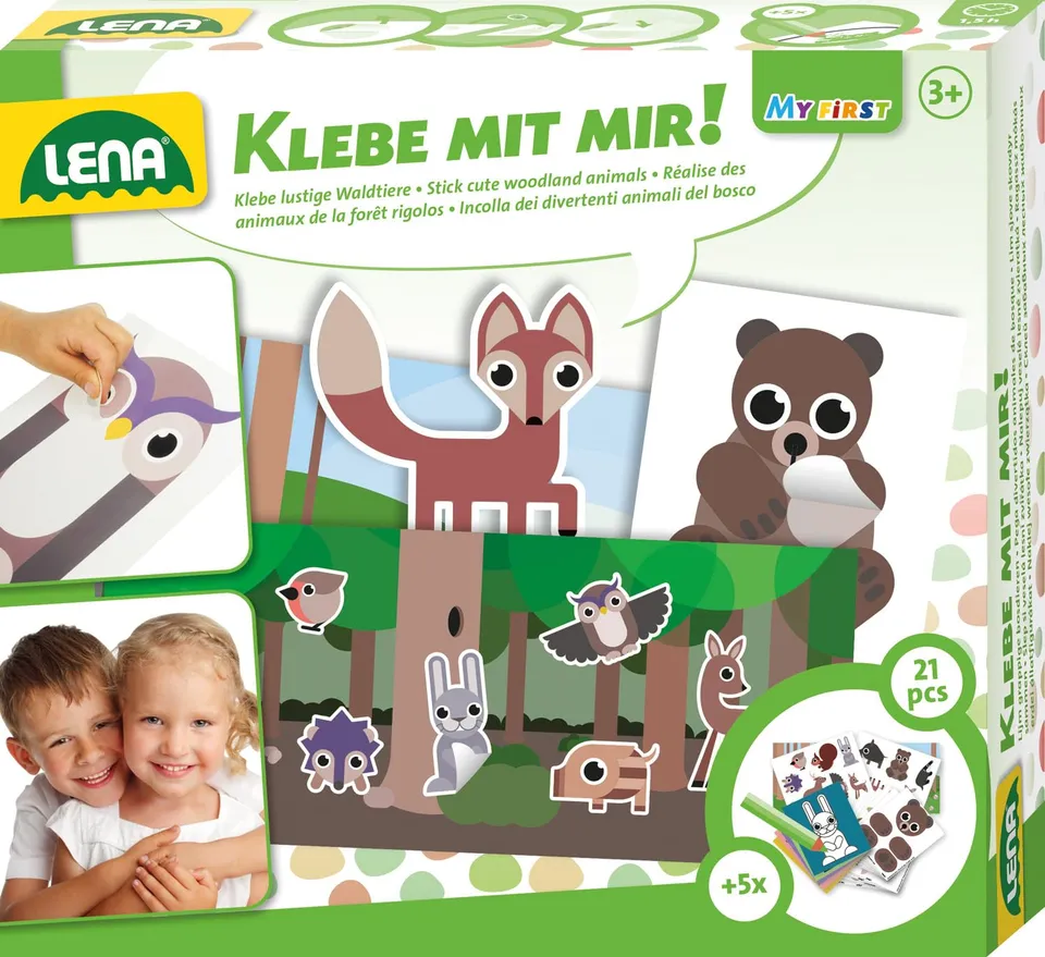 lena-klebe-mit-mir-waldtiere-bastelset-27-teilig image 1