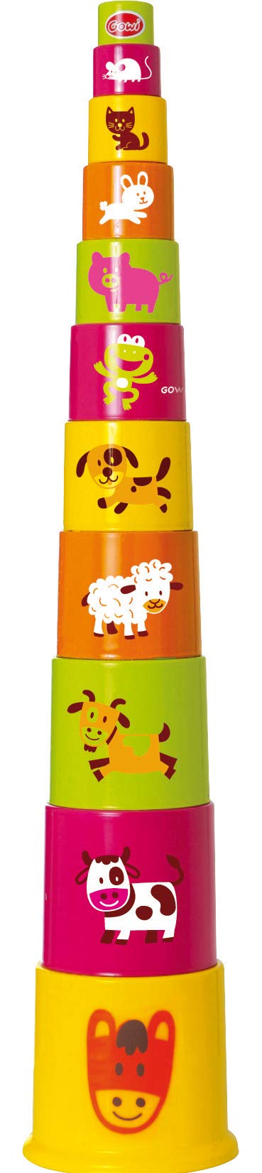 gowi-bio-by-gowi-453-15-giant-pyramide-deluxe-stapelbecher-11-tlg image 1