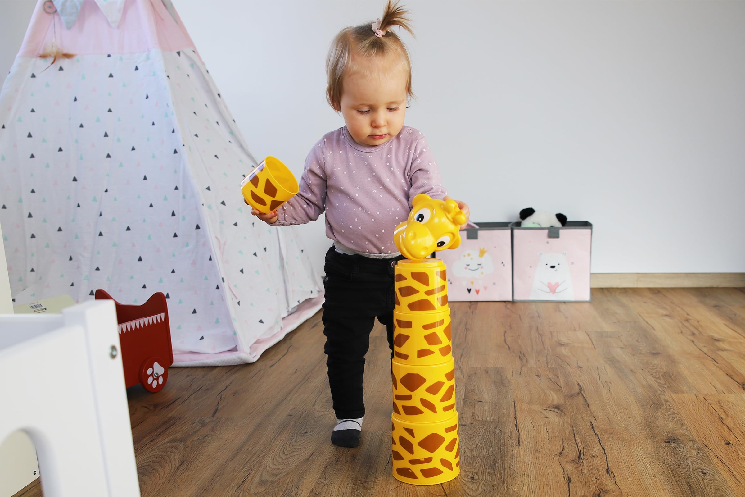bio-by-gowi-453-45-pyramide-giraffe-stapelbecher-7-tlg image 3
