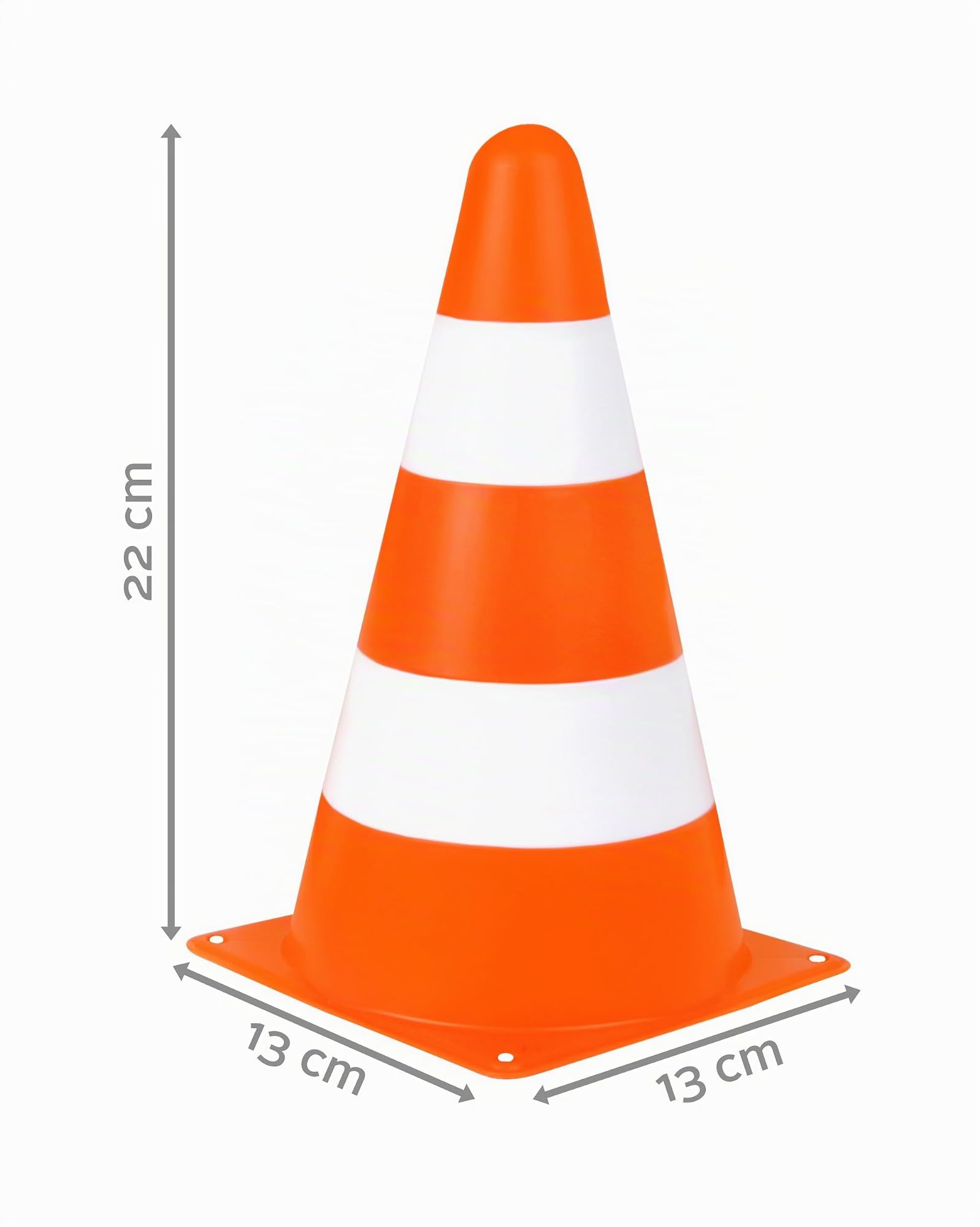lena-aktive-61249-pylonen-4er-set-orange-wei-22-cm image 3