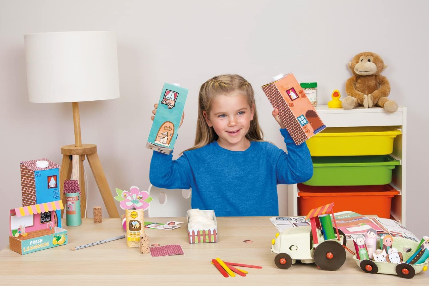 lena-diy-42830-bastelset-village-papier-dorf-ab-6-jahre image 6