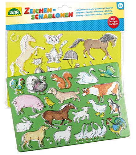 lena-creative-65767-zeichenschablonen-pferde-bauernhof image 5