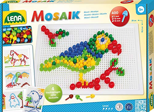 lena-mosaik-35614-steckmosaikspiel-400-teile-bunt image 3