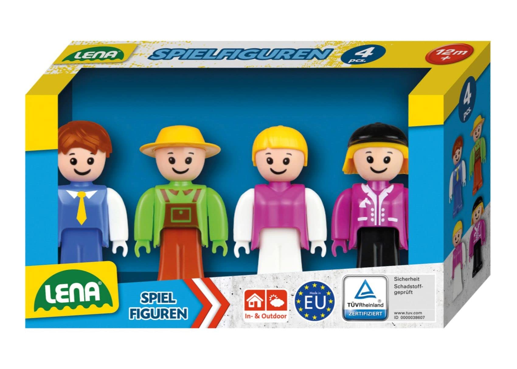 lena-truxx-spielfiguren-set-04491-4-figuren-8-cm-ab-12-monate image 1