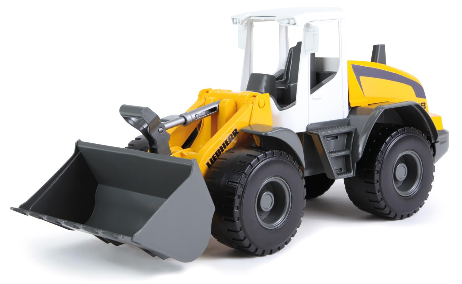 lena-worxx-radlader-liebherr-l538-48-cm-spielzeug-gelb image 1