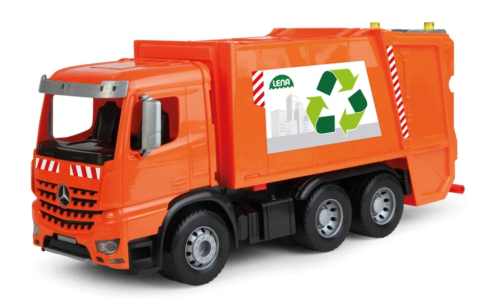 lena-worxx-m-llwagen-mercedes-arocs-53-cm-orange image 1