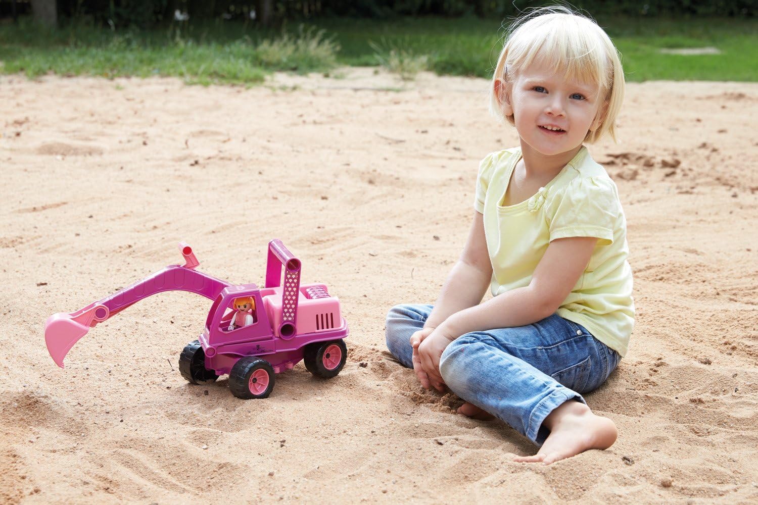 lena-aktive-04102-prinzessin-bagger-rosa-35-cm-mit-figur image 5