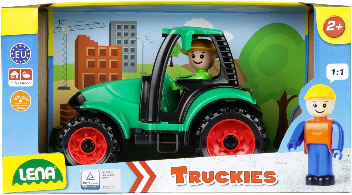 lena-truckies-01624-traktor-17-cm-spielzeug-gr-n image 4