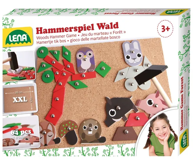 lena-my-first-65829-h-mmerspiel-klopfspiel-wald-bunt image 1