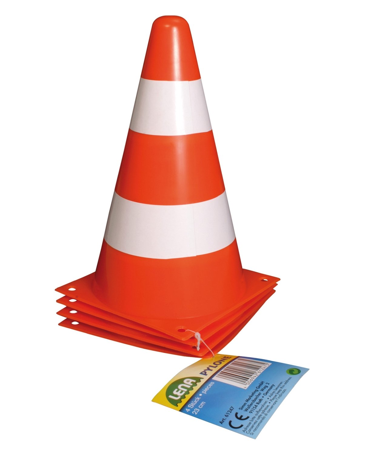 lena-aktive-verkehrsh-tchen-pylonen-22-cm-4-stk-orange image 2