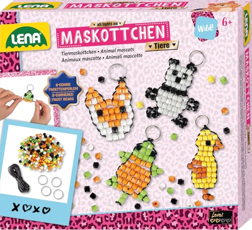 lena-creative-42547-perlentiere-bastelset-schl-sselanh-nger-ab-6-jahren image 5