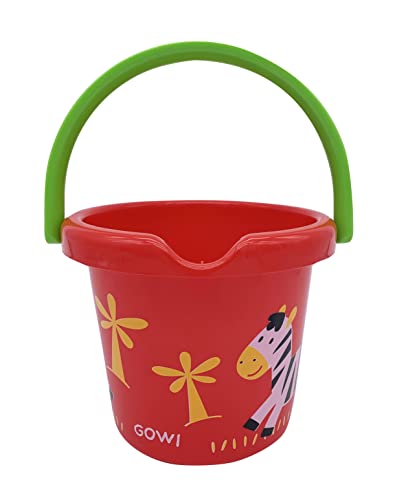 gowi-bio-eimer-18-cm-rot-zebra-motiv image 4