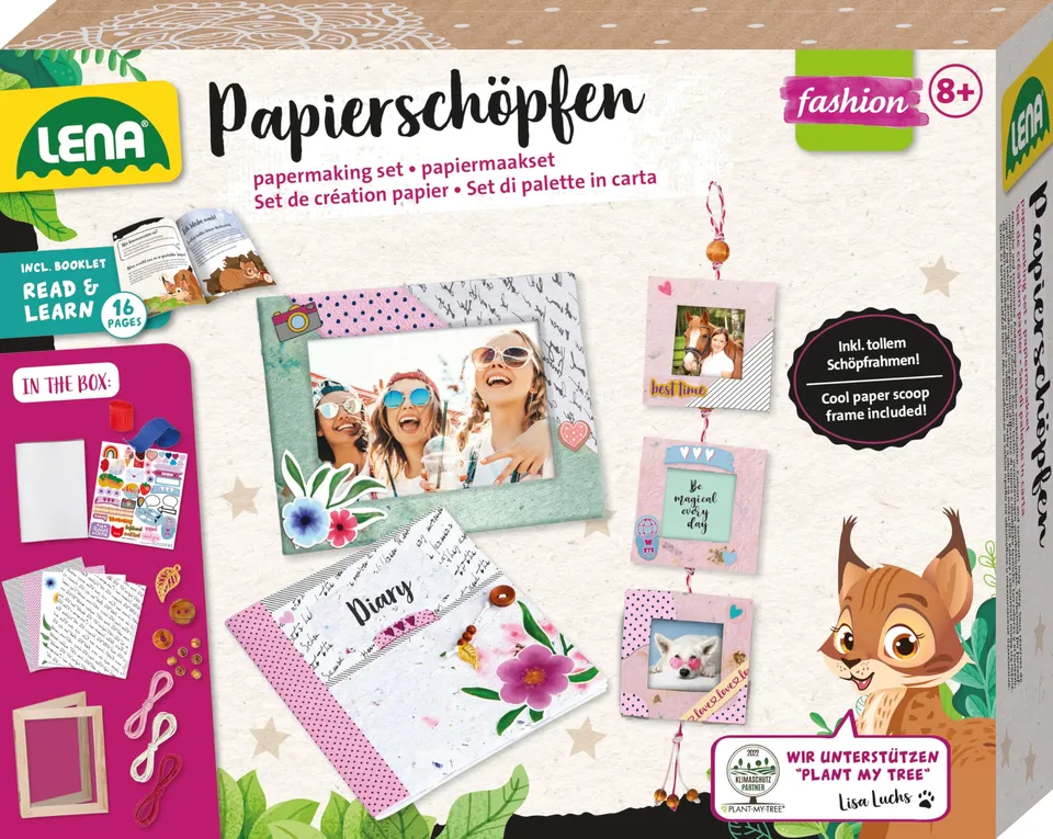 lena-diy-42838-papiersch-pfen-bastelset-kinder-ab-8-jahre image 1