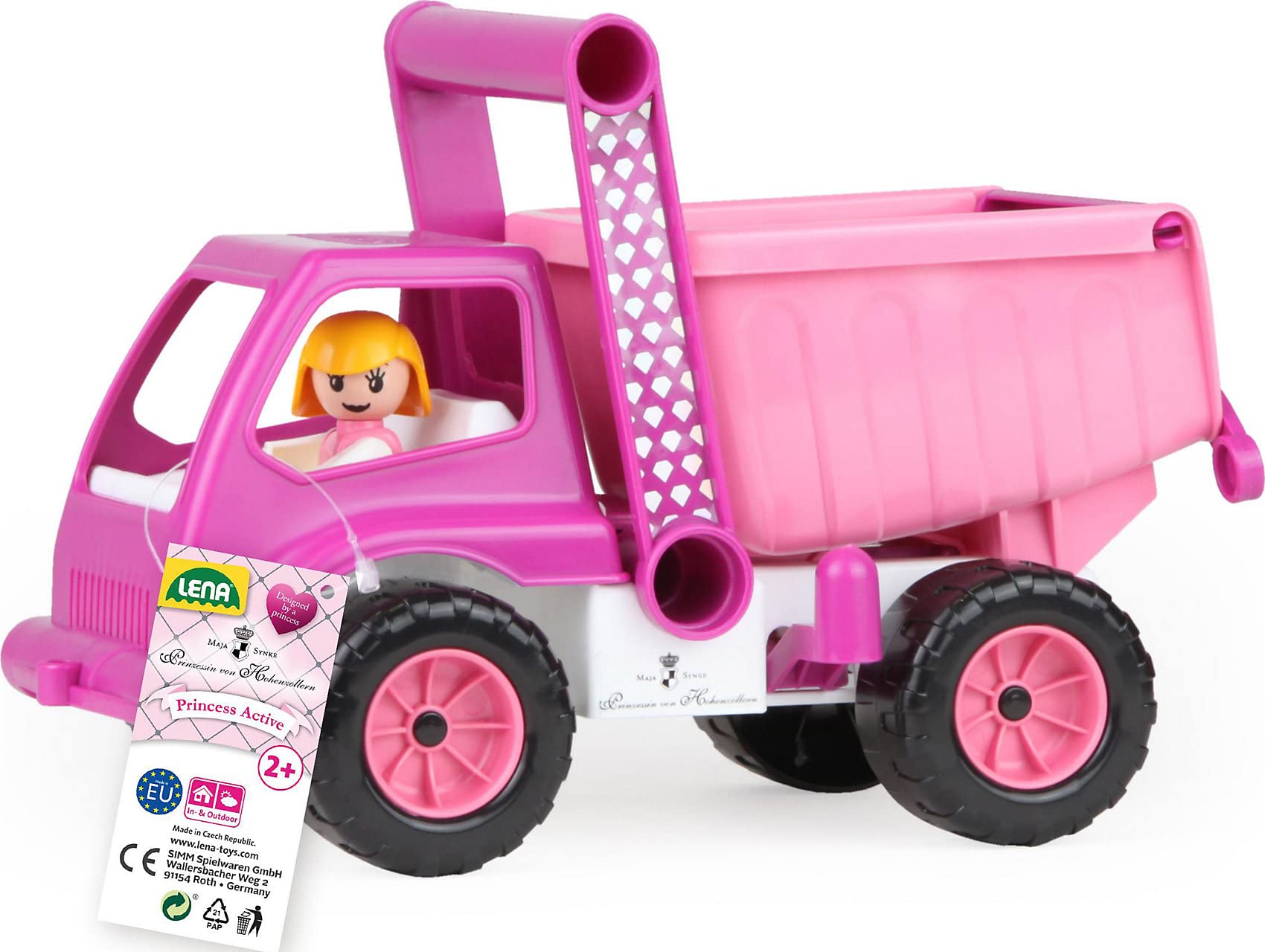 lena-princess-04101-kipper-kipplaster-rosa-27-cm image 3