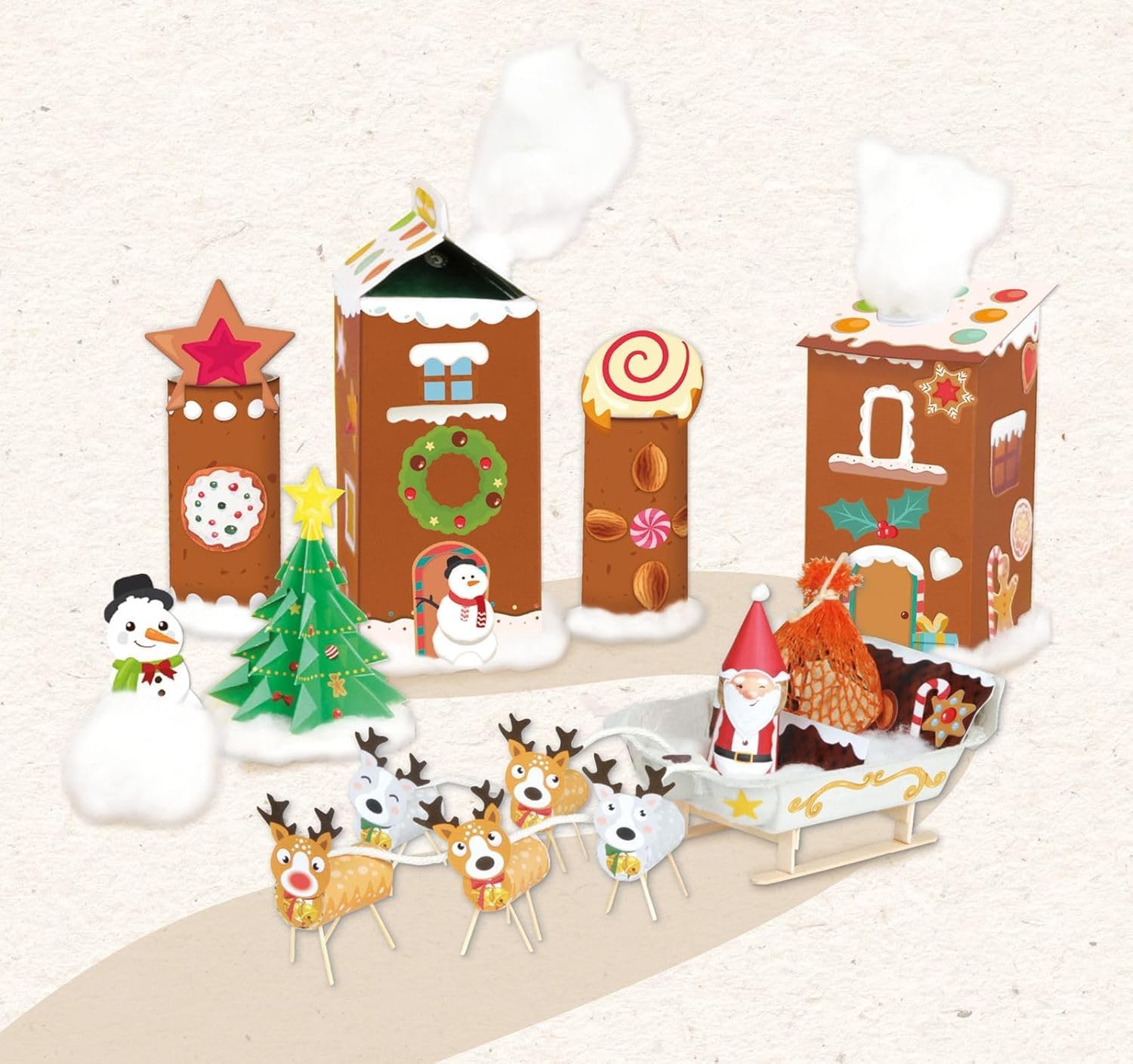 lena-diy-42840-upcycling-christmas-bastelset-kinder-ab-6-jahren image 3