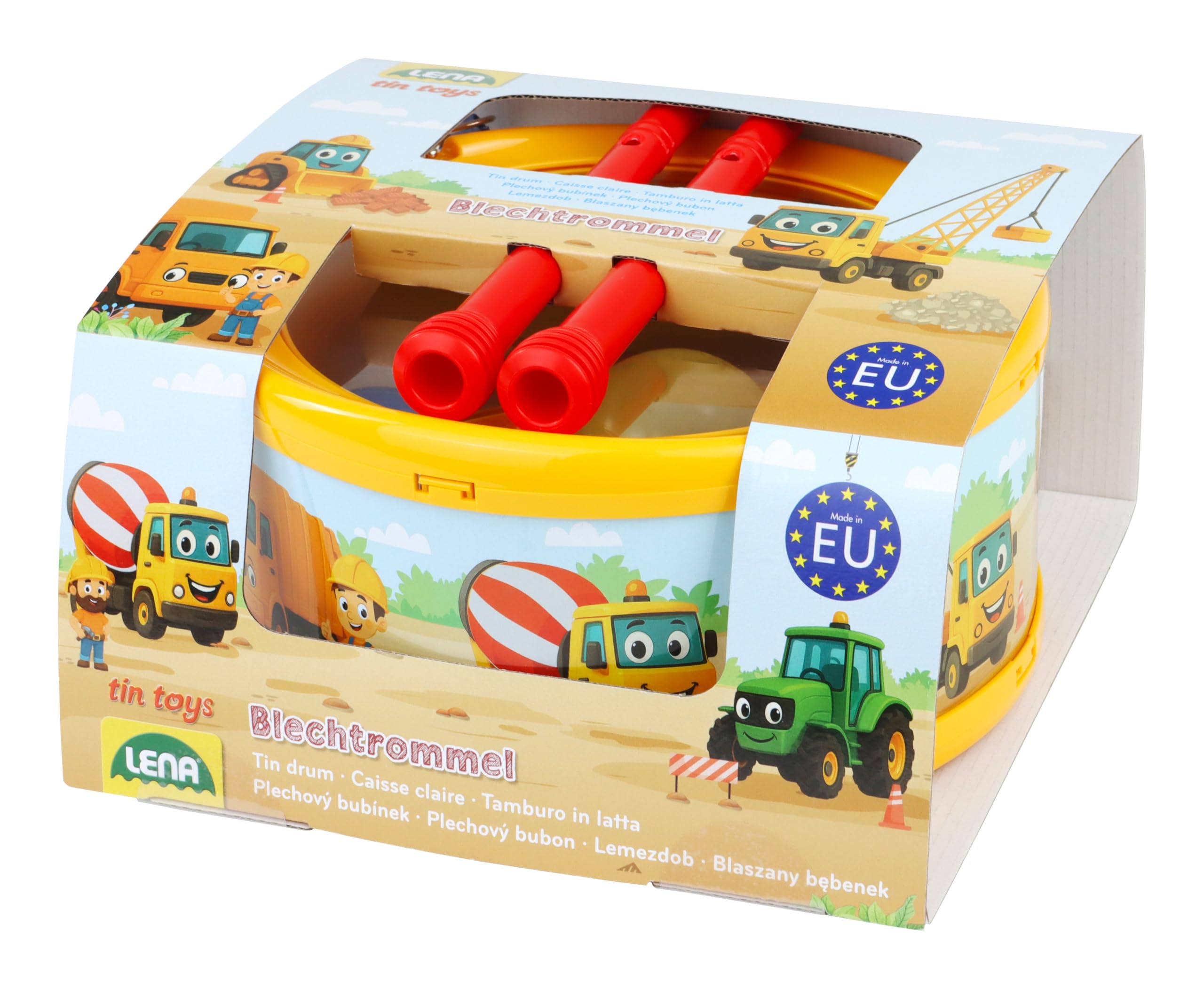 lena-my-first-trommel-fahrzeuge-kindertrommel-21-cm-ab-3-j image 3