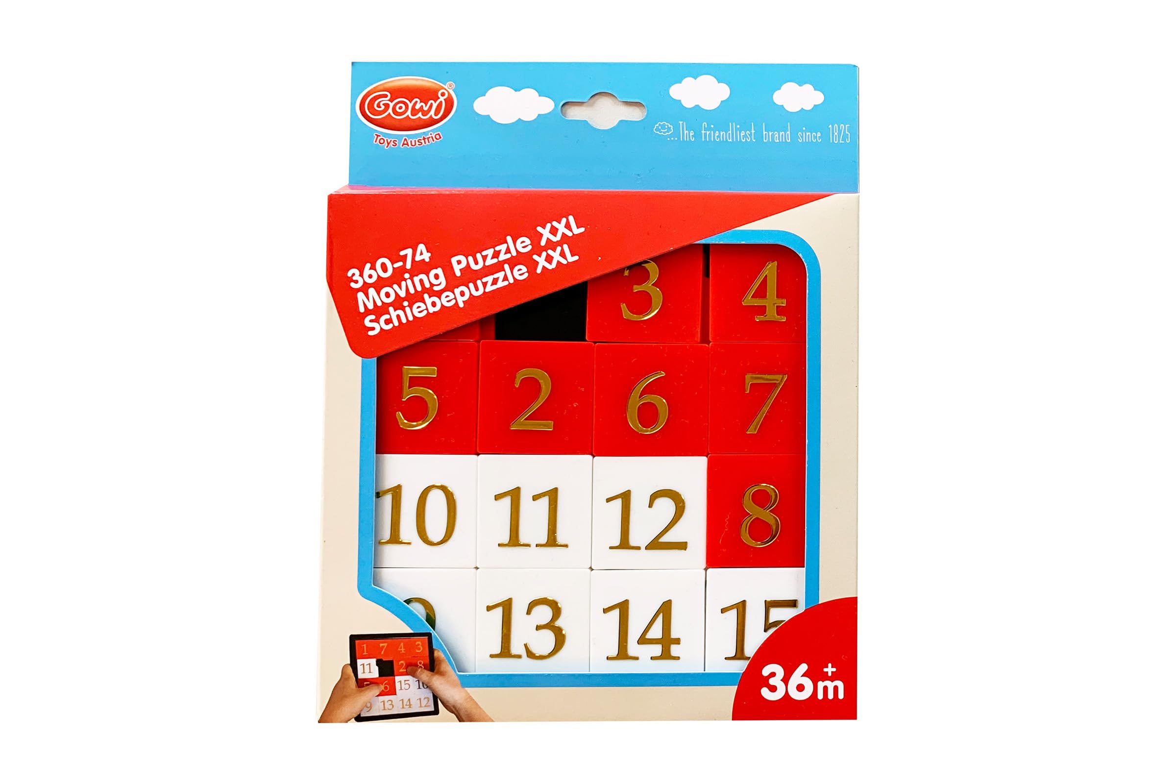 gowi-bio-by-gowi-schiebepuzzle-xxl-zahlen-1-15-ab-3-jahre image 2