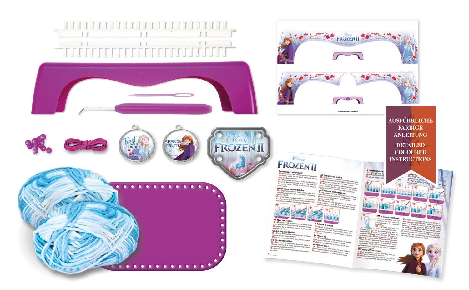 lena-creative-42030-strickset-frozen-ii-m-tze-wolle-ab-6-jahre image 2