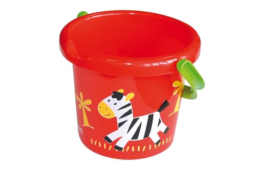 gowi-bio-eimer-18-cm-rot-zebra-motiv image 5