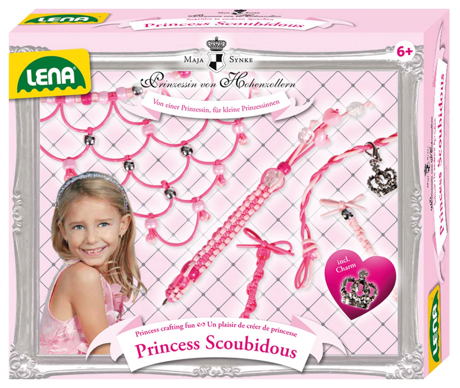 lena-glam-42643-princess-scoubidous-bastelset image 1