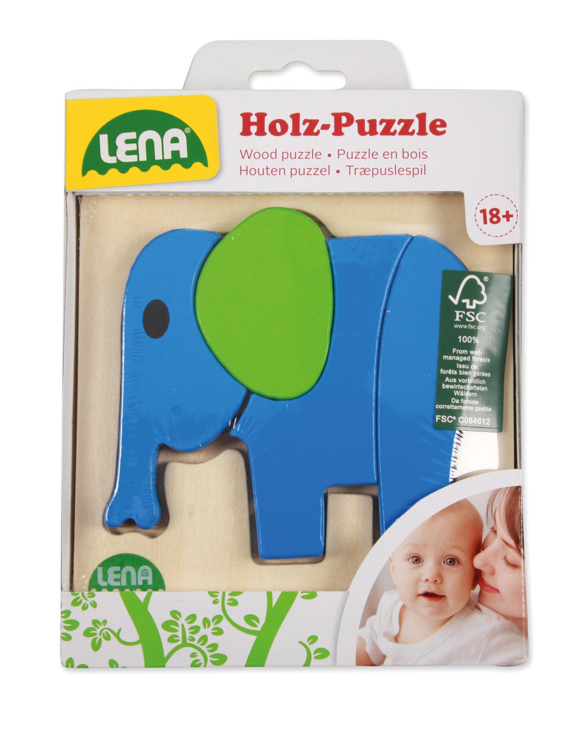 lena-my-first-holzpuzzle-elefant-steckpuzzle-mehrfarbig image 2