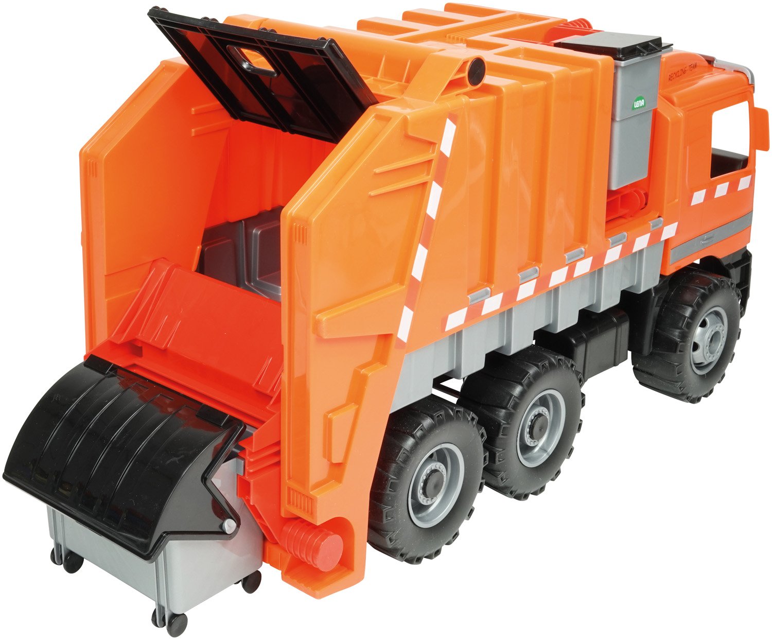 lena-giga-trucks-02059-m-llwagen-actros-64-cm-orange image 4