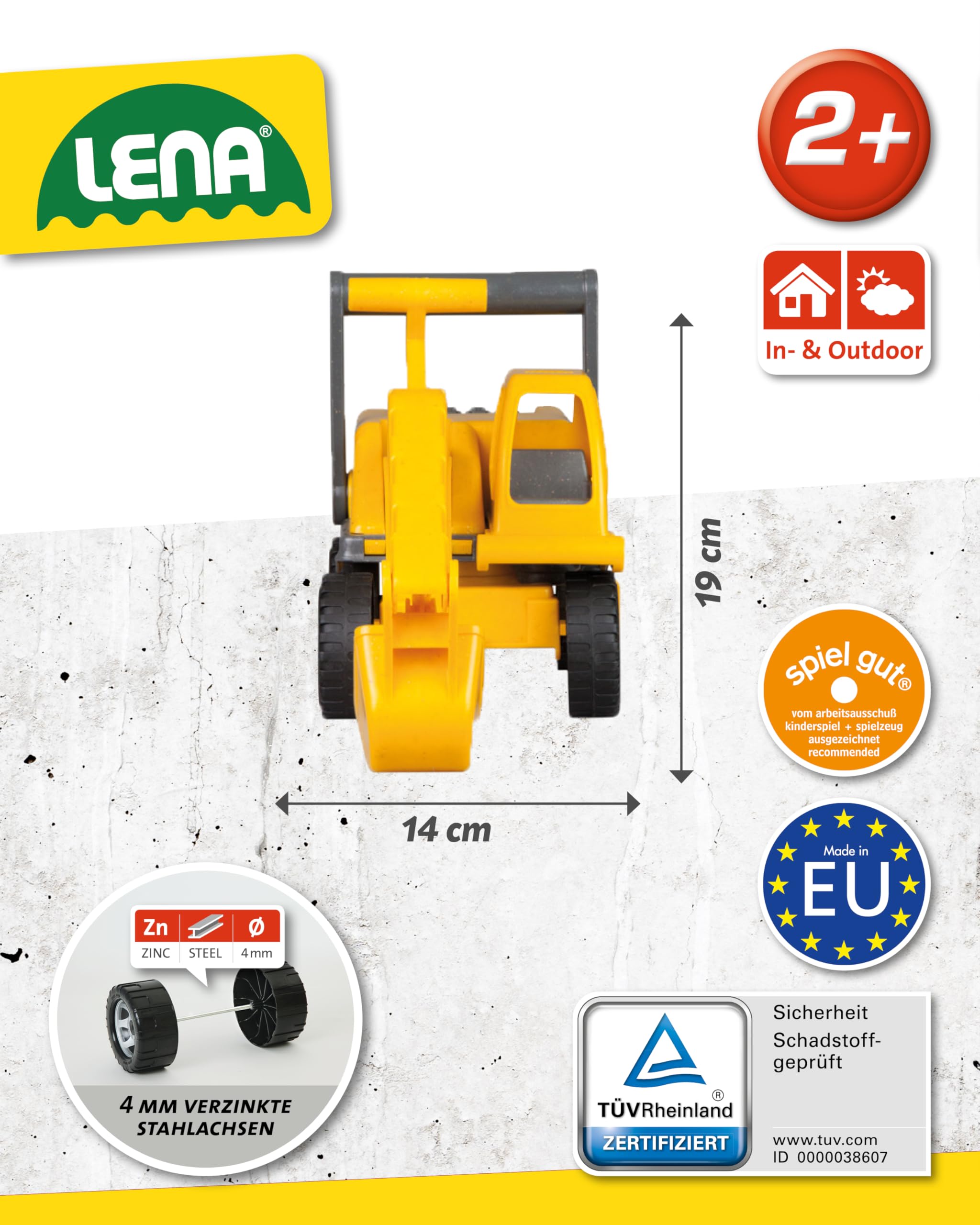 lena-ecoactives-04211-bagger-sandspielzeug-35-cm-holzduft image 3