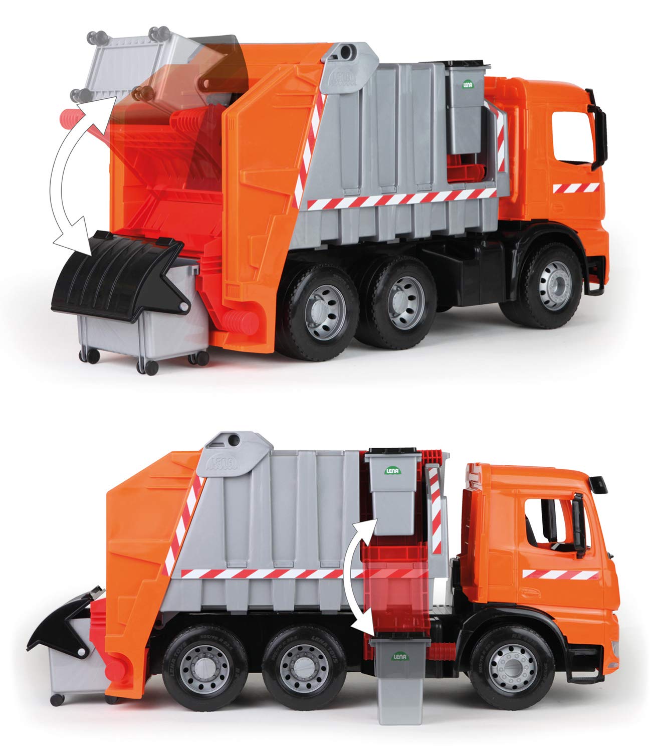 lena-giga-trucks-20102-m-llwagen-mercedes-arocs-74-cm-orange image 2