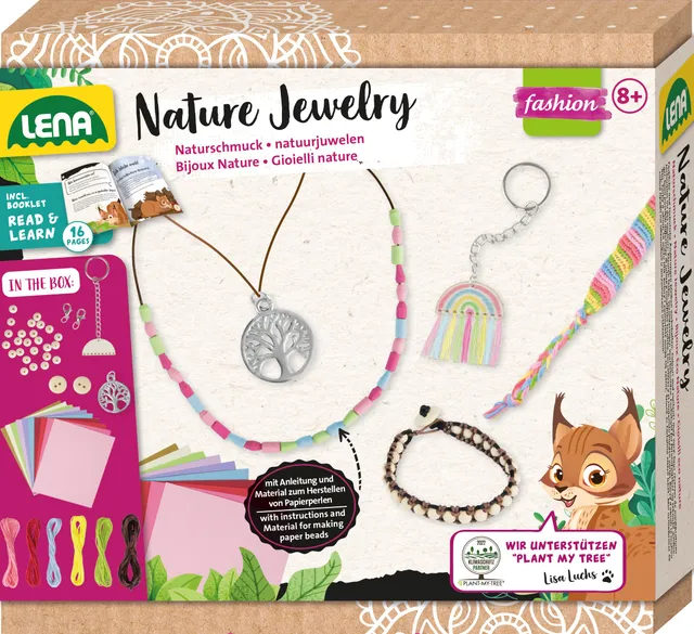 lena-glam-bastelset-natur-juwelen-42834-f-r-5-schmuckst-cke image 1