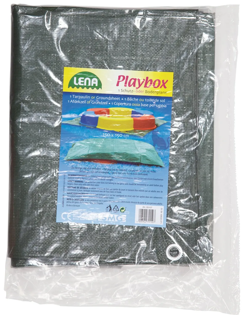 lena-happy-sand-abdeckplane-150x150-cm-olivgr-n-wasserdicht image 1