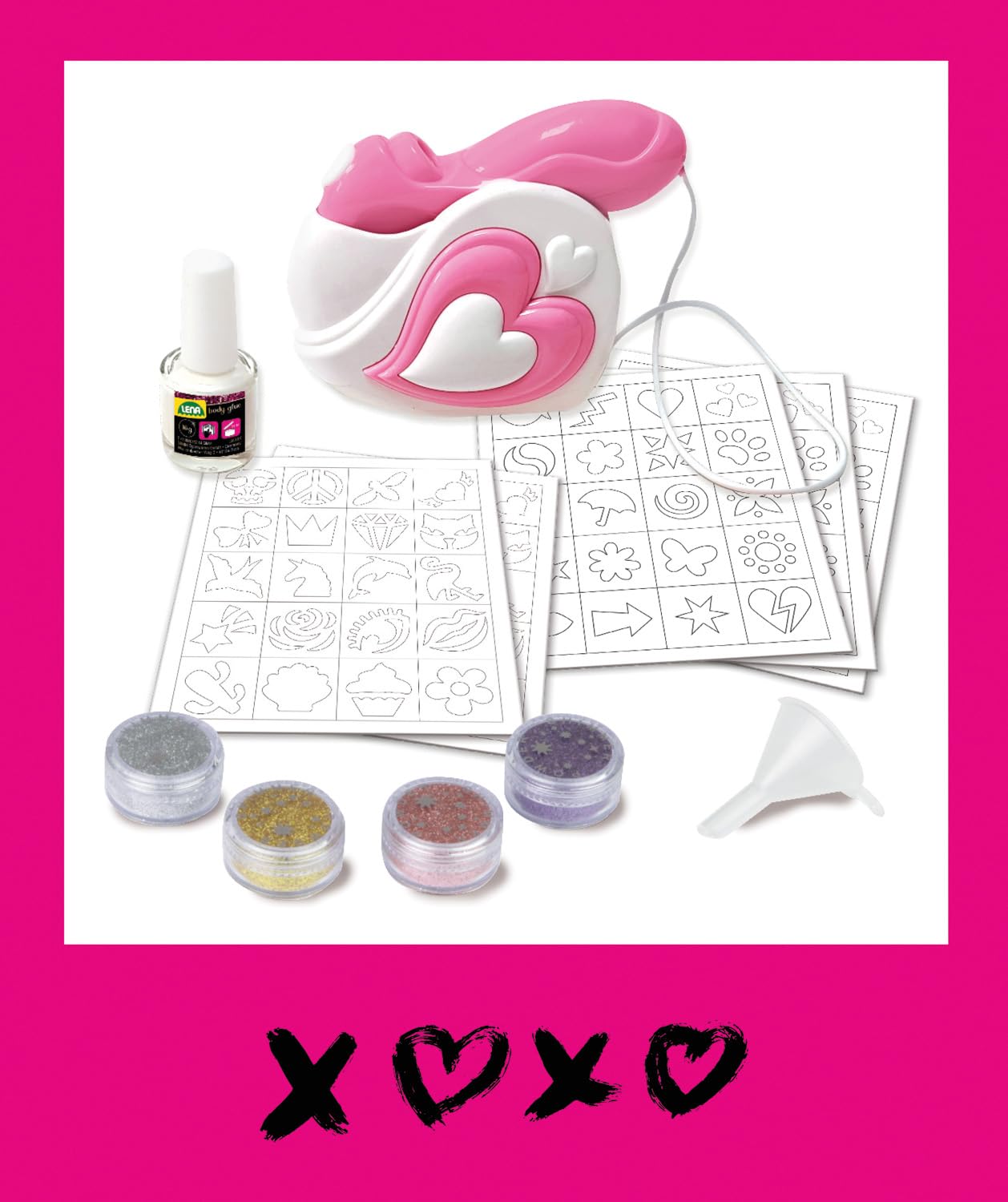 lena-fashion-42443-airbrush-tattoo-studio-glitzer-100-teilig image 3