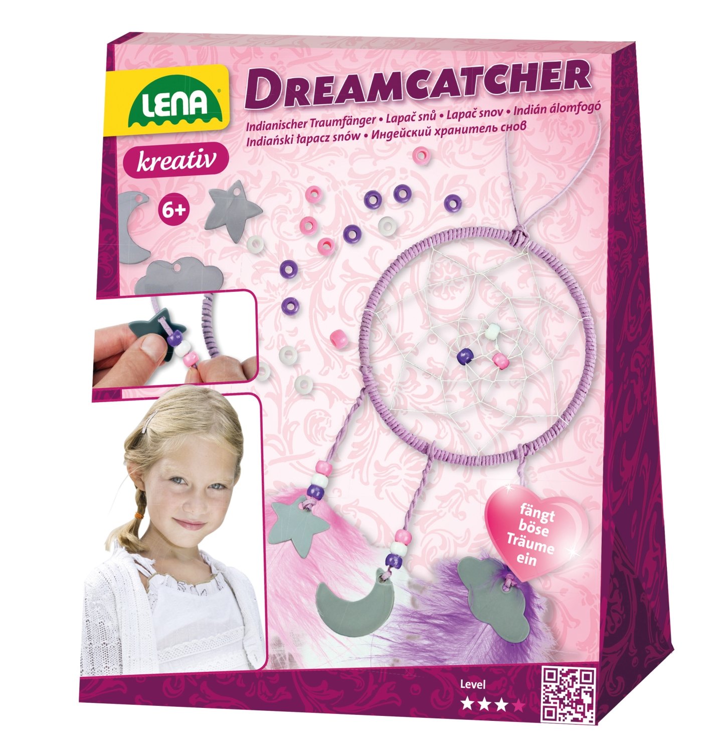 lena-glam-42147-bastelset-dreamcatcher-traumf-nger-ab-6-j image 1