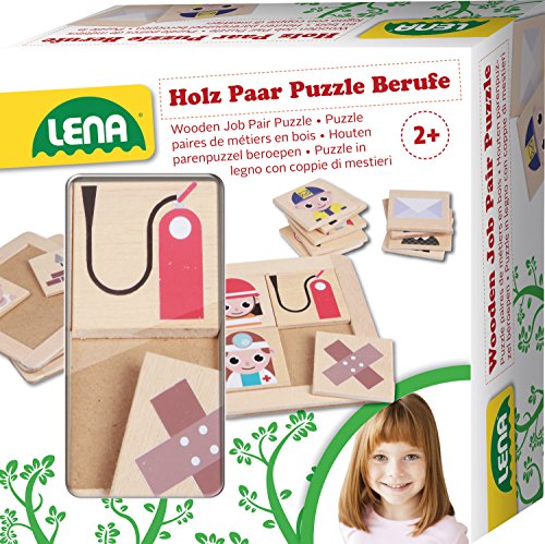 lena-my-first-32166-paar-puzzle-berufe-holz-20-teile image 4