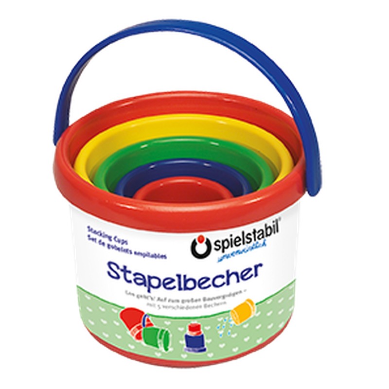 spielstabil-stapelbecher-classic-sandspielzeug-set-5-teilig image 2