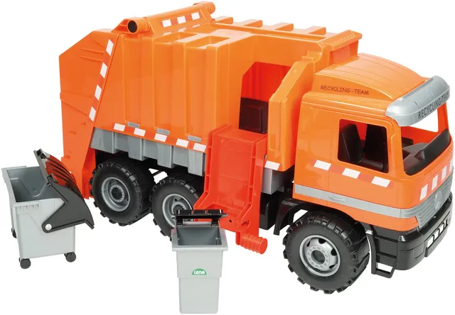 lena-giga-trucks-02059-m-llwagen-actros-64-cm-orange image 1
