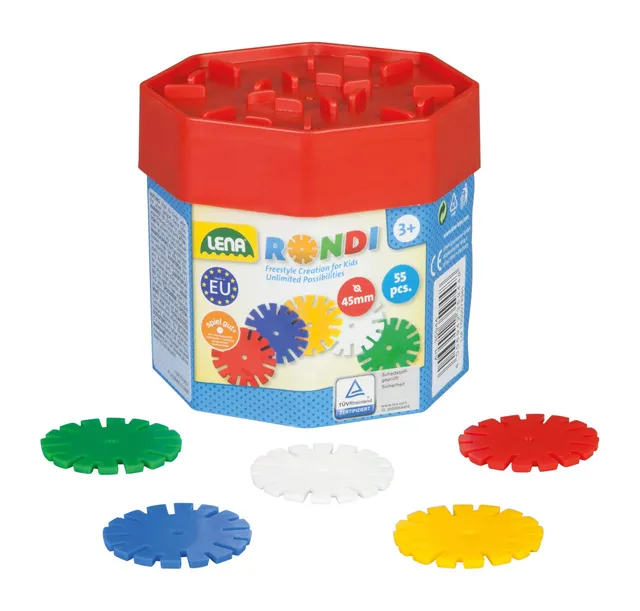 lena-rondi-35946-steckspiel-45-55-teile-in-baudose image 1