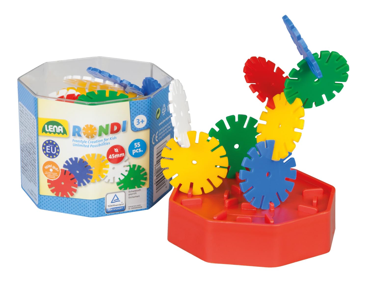 lena-rondi-35946-steckspiel-45-55-teile-in-baudose image 2