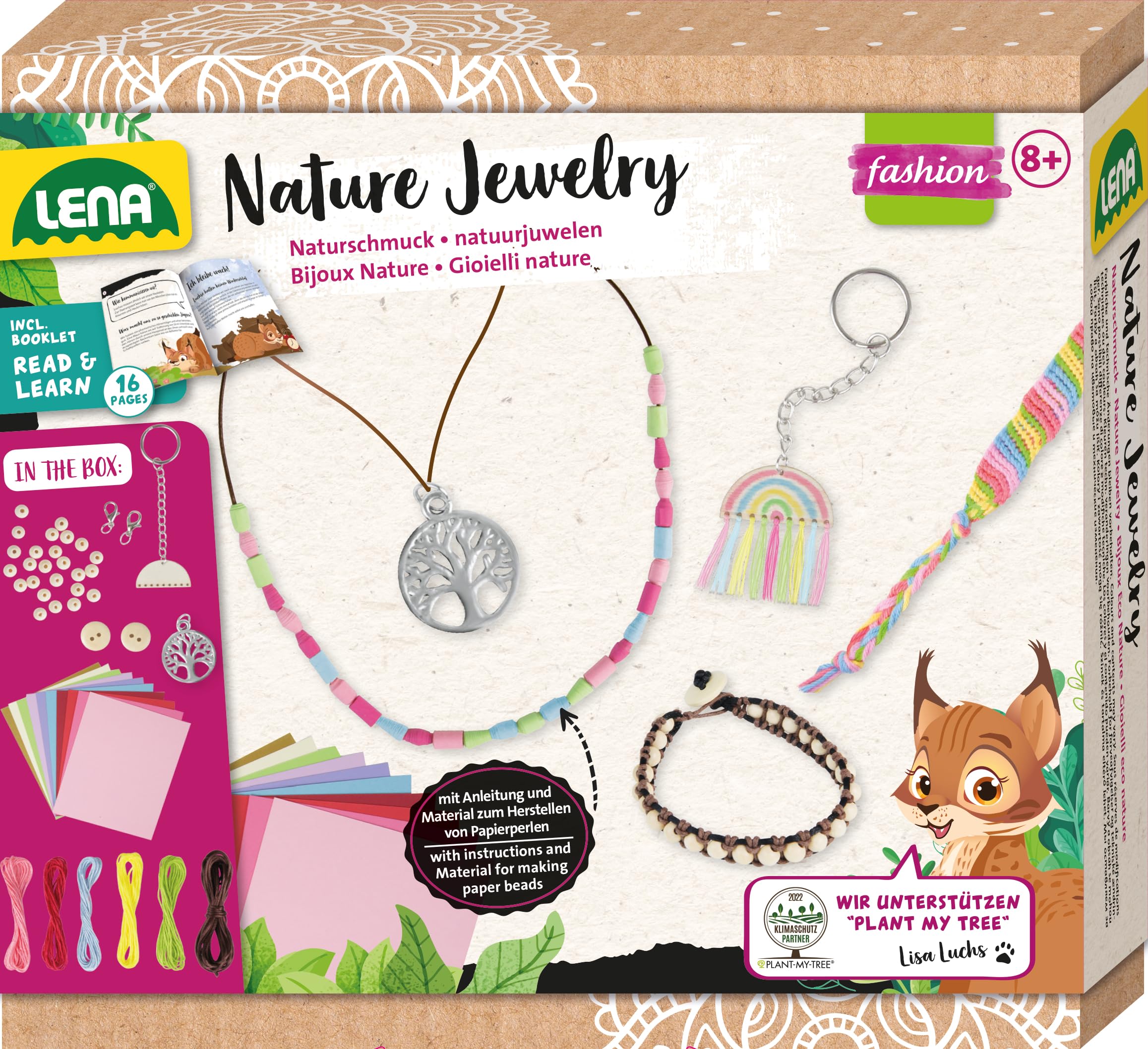 lena-glam-bastelset-natur-juwelen-42834-f-r-5-schmuckst-cke image 1